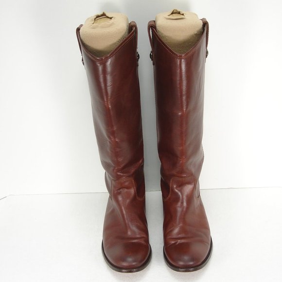 FRYE 77167 MELISSA LEATHER  TALL RIDING BOOTS 8 B - Picture 2 of 14